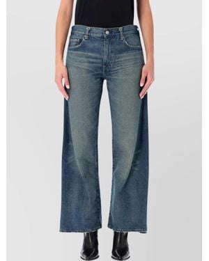 Junya Watanabe Denim Panelled Wide-Leg Trousers - Blue