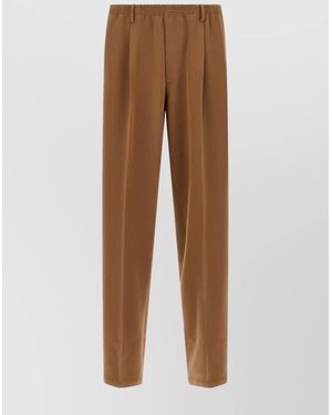 Cellar Door 'Ezio' Trousers Featuring Back Pocket - Brown