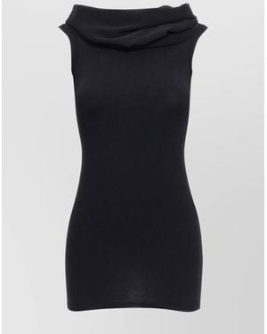 Wardrobe NYC Mini Off Shoulder Dress - Black