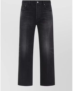 Celine Relaxed Boyfriend Denim Jeans Belt Loops - Blue