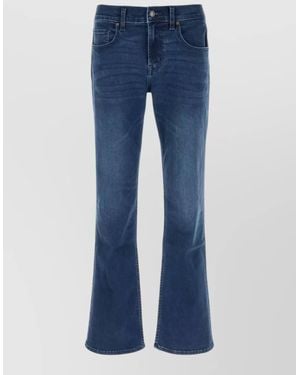 7 For All Mankind Stretch Denim Bootcut Jeans - Blue
