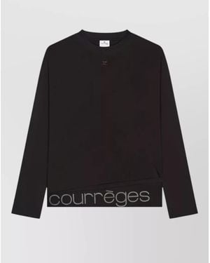 Courreges Short-Sleeve T-Shirt - Black