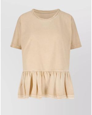 Uma Wang Short Sleeve T-Shirt - Natural
