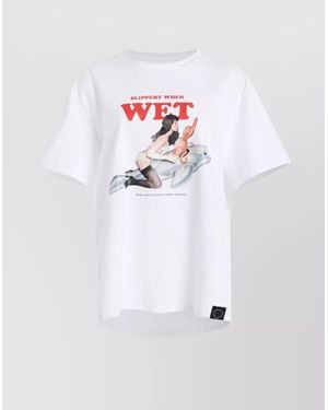 Stella McCartney Jeff Koons Collaboration Boyfriend T Shirt - White
