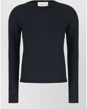 Vanisé Cashmere Crew Neck Sweater Regular Fit - Blue