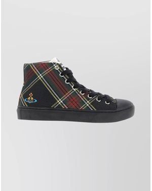 Vivienne Westwood High-Top Rubber Sole Sneakers - Black
