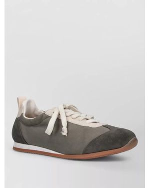 Uma Wang Leather Low-Top Trainers - Grey