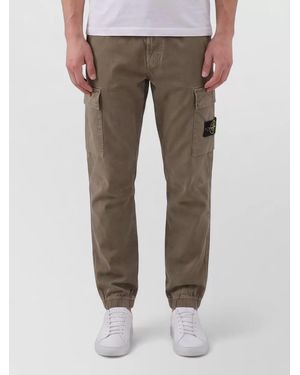 Stone Island Stretch Cargo Trousers - Grey