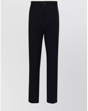 Etro Flexible Waistband Straight Leg Pants - Blue