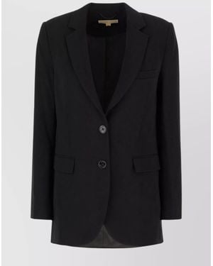 Michael Kors Tailored Triacetate Blend Blazer - Black
