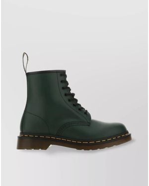 Dr. Martens Leather Ankle Boots 1460 - Green
