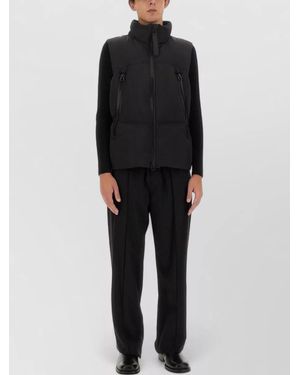 JG1 Zip Front Jacket High Collar Padded - Black