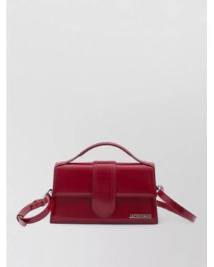 Jacquemus Le Grand Bambino Leather Crossbody Bag - Red