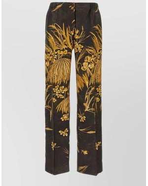F.R.S For Restless Sleepers Etere Sixth Degree Trousers Floral Waistband - Multicolour