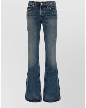 Agolde Denim Flared Trousers - Blue