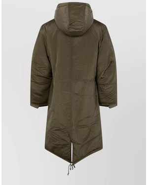 OAMC Nylon Hooded Padded Parka - Green