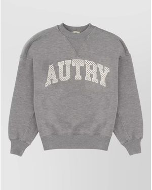 Autry Loose-Fit Sweatshirt - Grey