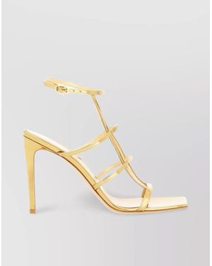 Gianvito Rossi Leather Sandals - Metallic