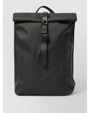 Rains Rolltop Mini Backpack - Black