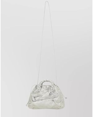 Hereu Lambskin Crossbody Bag - White