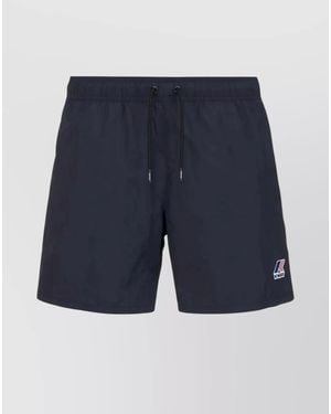 K-Way Cotton Deck Shorts - Blue