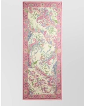 Etro Cashmere Modal Printed Scarf - Multicolor