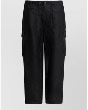 Needles Cotton Cargo Trousers - Black