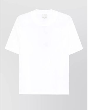 Herskind Organic Cotton Crew Neck Short Sleeve T-Shirt - White