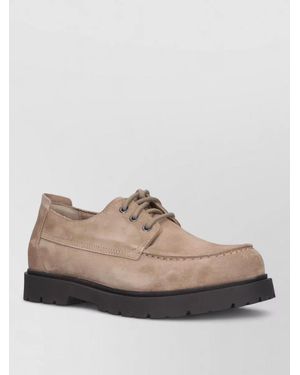 Birkenstock Leather Lace-Up Oxford Shoes - Multicolor