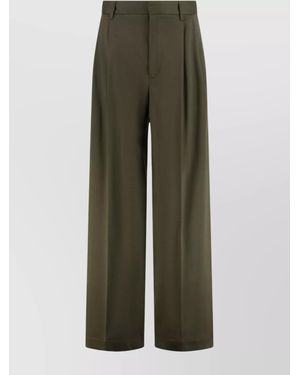 DARKPARK High-Waist Wide-Leg Trousers From Chicago - Green