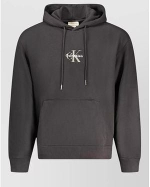 Calvin Klein Cotton Hoodie - Gray