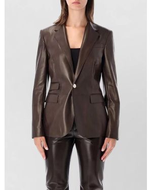 Ralph Lauren Single-Breasted Cropped Blazer - Grey