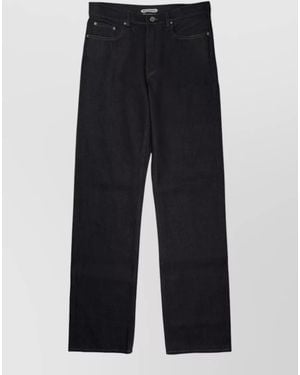 JW Anderson Straight Leg Jeans Belt Loops Design - Blue