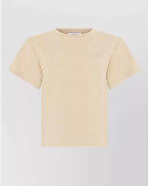 Max Mara Short-Sleeve T-Shirt - Natural