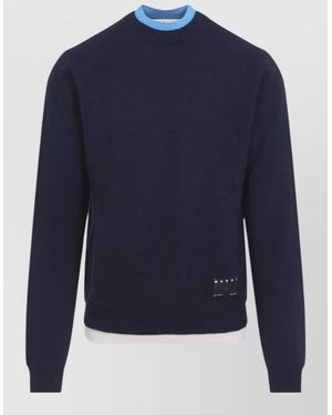 Marni Cashmere Crew Neck Jumper - Blue