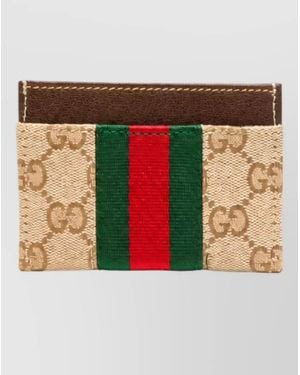 Gucci Logo-Print Card Holder - Multicolor
