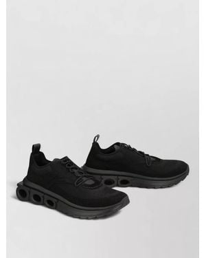 Ferragamo Fabric Low-Top Sneakers - Black