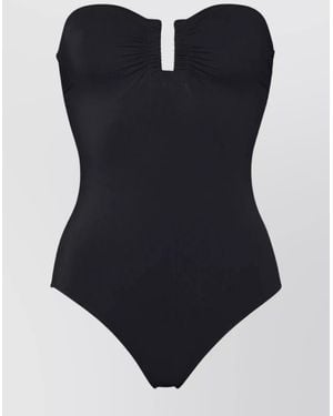 Eres Strapless Sweetheart Ruched Swim One-Pieces - Black