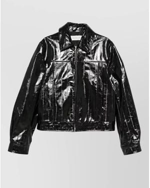 Dries Van Noten Leather Jacket - Black