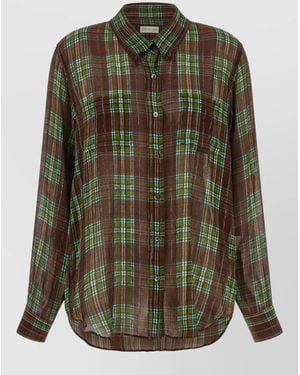 Dries Van Noten Silk Shirt - Green