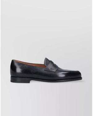 John Lobb Leather Loafers - Blue