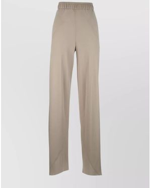 Giorgio Armani Wide-Leg Trousers - Natural