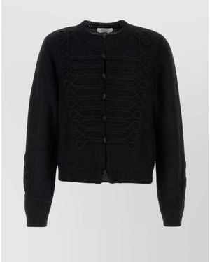 McQueen Viscose Blend Cardigan - Black