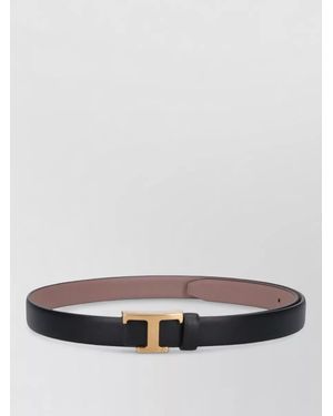 Tod's Reversible Belt Adjustable Length Tone Buckle - Gray