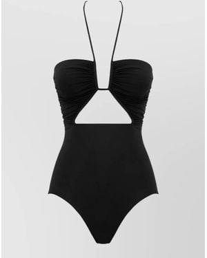 Rick Owens Cutout One-Piece Swimsuit - Black