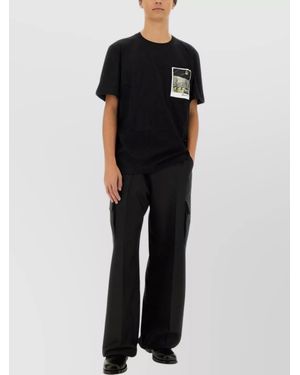 Helmut Lang Regular-Fit Cotton T-Shirt - Black