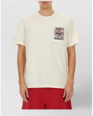 Helmut Lang Printed T-Shirt - Red