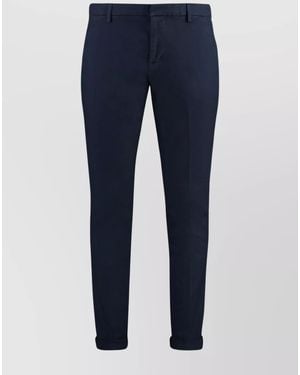 Dondup Cotton Chino Trousers - Blue
