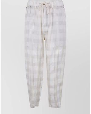 Uma Wang Straight-Leg Trousers - White