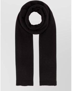 The Row Cashmere Silk Scarf - Black